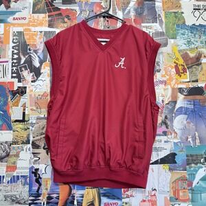 Vintage Pressbox Alabama Crimson Tide‎ Pullover Vest V Neck Lightweight M